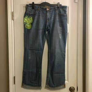 Old Navy Painted on Jeans